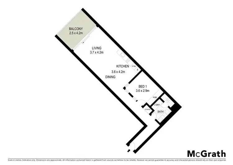 Floorplan of Homely apartment listing, 31/45 West Row, City ACT 2601
