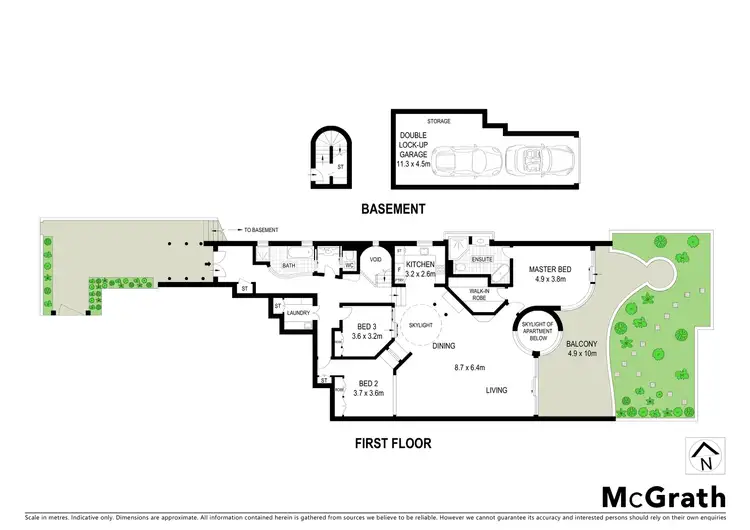 Floorplan of Homely apartment listing, 4/1 Tullimbar Road, Cronulla NSW 2230