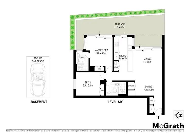 Floorplan of Homely apartment listing, 601/245 Pacific Highway, North Sydney NSW 2060