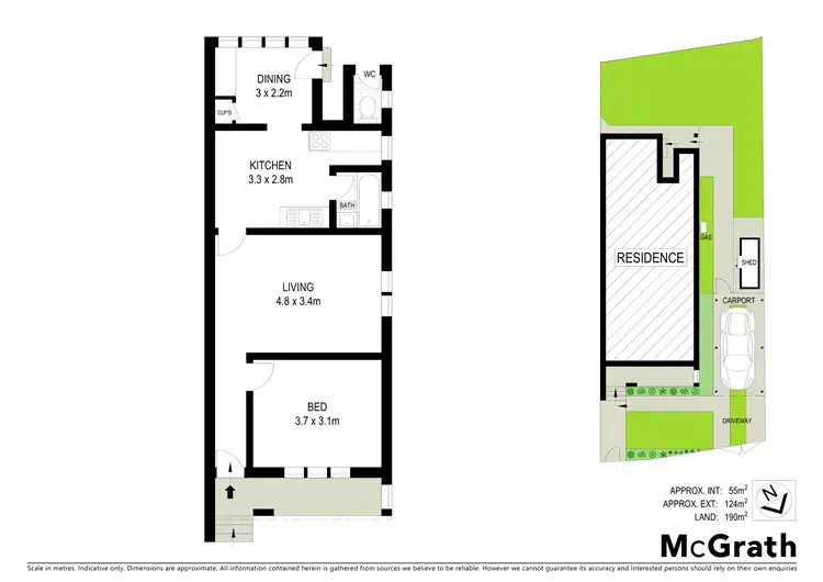 Floorplan of Homely house listing, 8 Green Street, Tempe NSW 2044