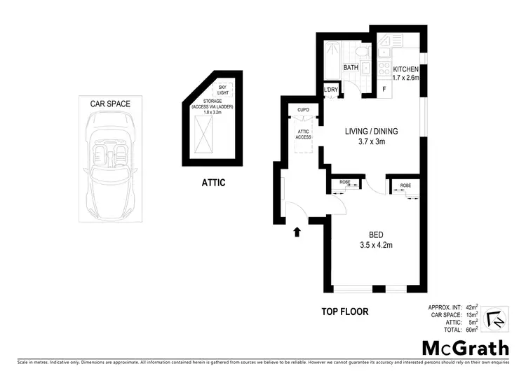 Floorplan of Homely apartment listing, 3/2 Wallaringa Avenue, Neutral Bay NSW 2089
