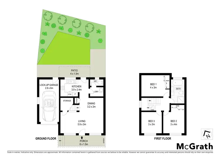 Floorplan of Homely townhouse listing, 4/10 Curdie Street, Jewells NSW 2280
