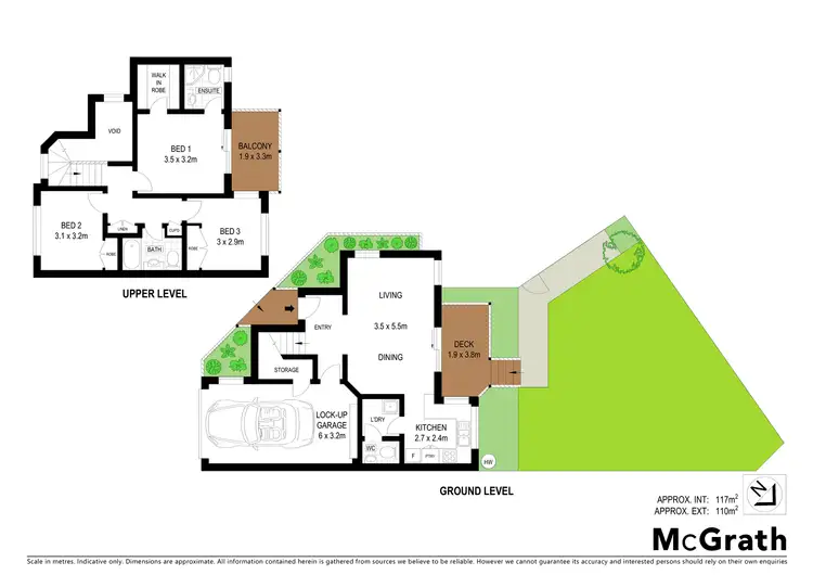 Floorplan of Homely townhouse listing, 1/44 Park Street, Hawthorne QLD 4171