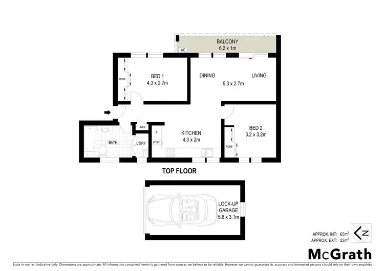 Floorplan of Homely apartment listing, 11/22 Clarke Street, Vaucluse NSW 2030