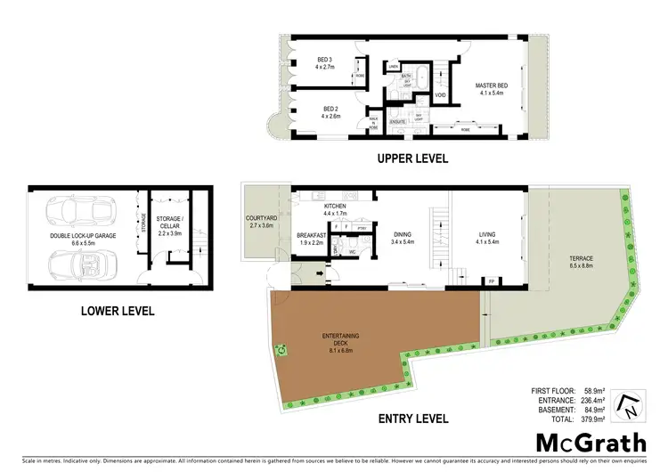 Floorplan of Homely townhouse listing, 8/9 Penshurst Avenue, Kurraba Point NSW 2089
