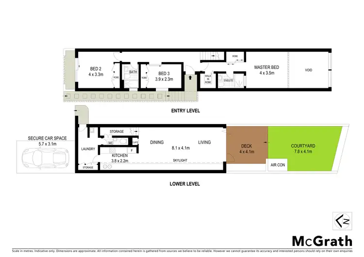 Floorplan of Homely townhouse listing, 108B Darling Street, Balmain East NSW 2041