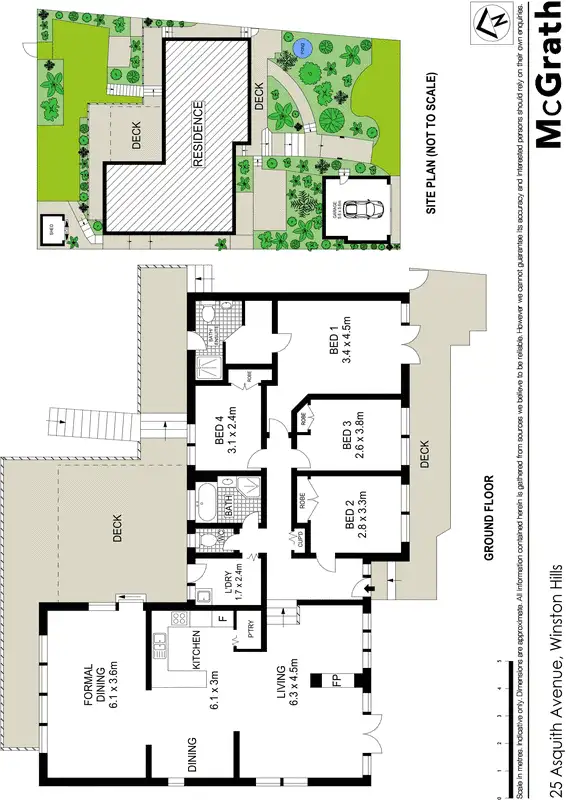 Floorplan of Homely house listing, 25 Asquith Avenue, Winston Hills NSW 2153