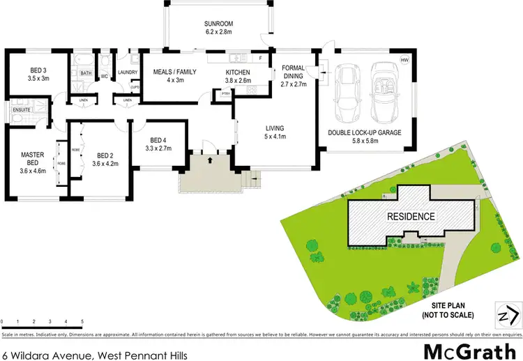 Floorplan of Homely house listing, 6 Wildara Avenue, West Pennant Hills NSW 2125