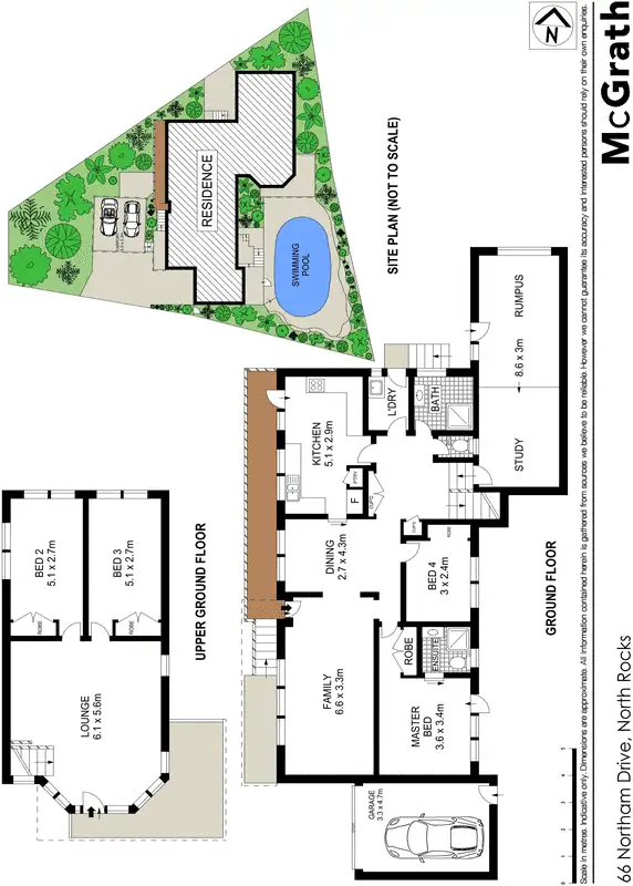 Floorplan of Homely house listing, 66 Northam Drive, North Rocks NSW 2151