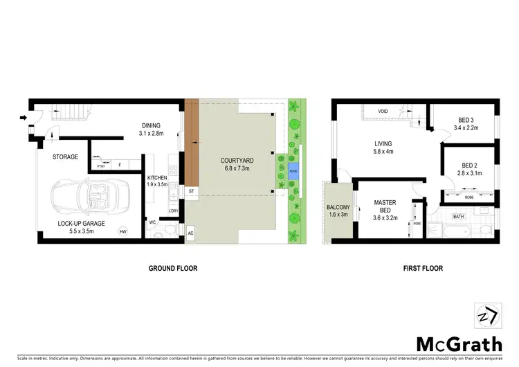 Floorplan of Homely townhouse listing, 11/20 Wallumatta Road, Caringbah NSW 2229