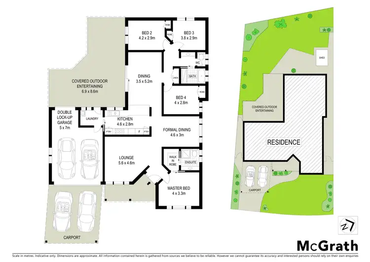 Floorplan of Homely house listing, 4 Flinders Crescent, Hinchinbrook NSW 2168