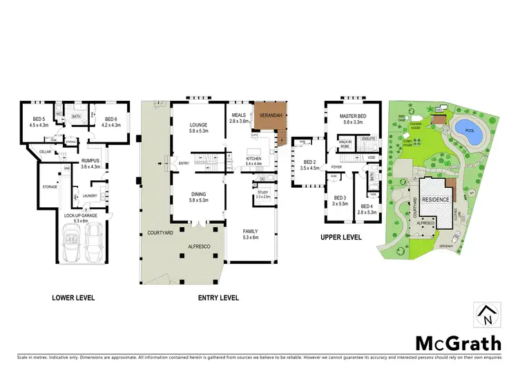 Floorplan of Homely house listing, 8 Martin Lane, Indooroopilly QLD 4068