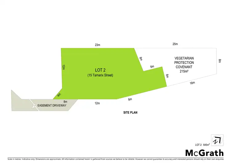 Floorplan of Homely land listing, 15 Tamarix Street, Chapel Hill QLD 4069