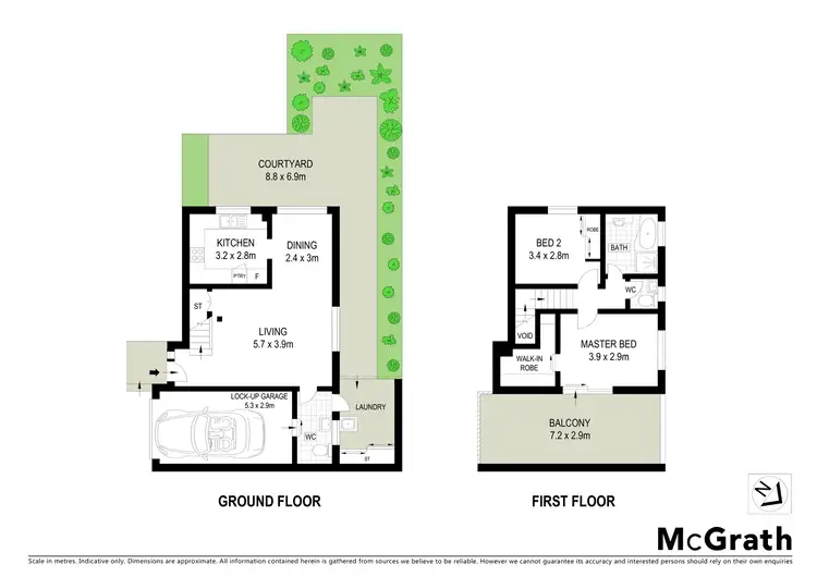 Floorplan of Homely townhouse listing, 4/25 Empress Street, Hurstville NSW 2220