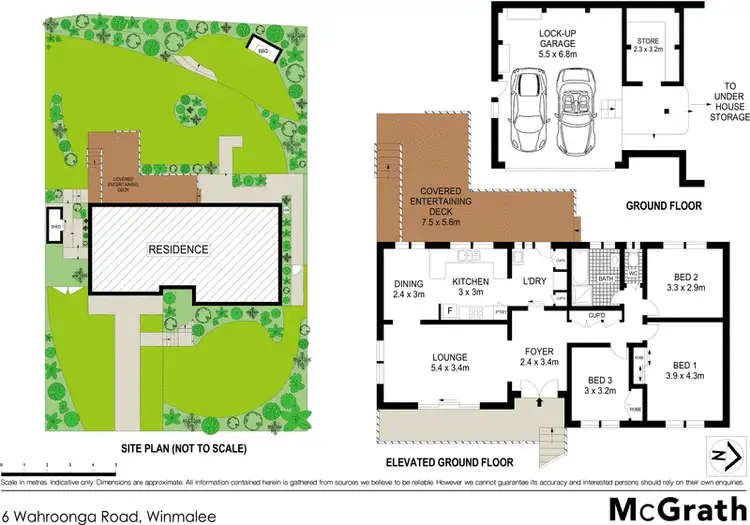Floorplan of Homely house listing, 6 Wahroonga Road, Winmalee NSW 2777
