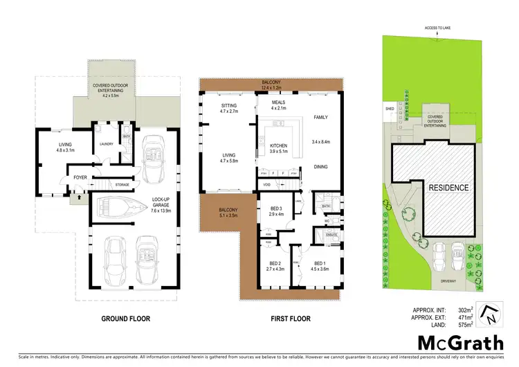 Floorplan of Homely house listing, 57 Natuna Avenue, Budgewoi NSW 2262