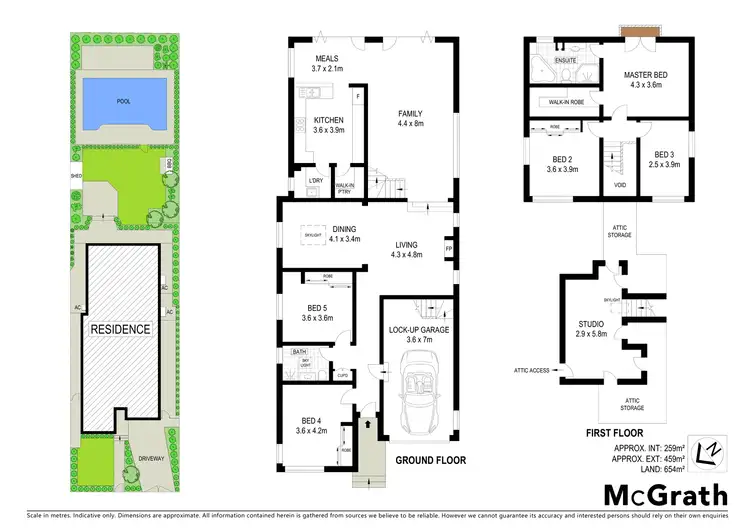 Floorplan of Homely house listing, 1 Farnell Street, Hunters Hill NSW 2110