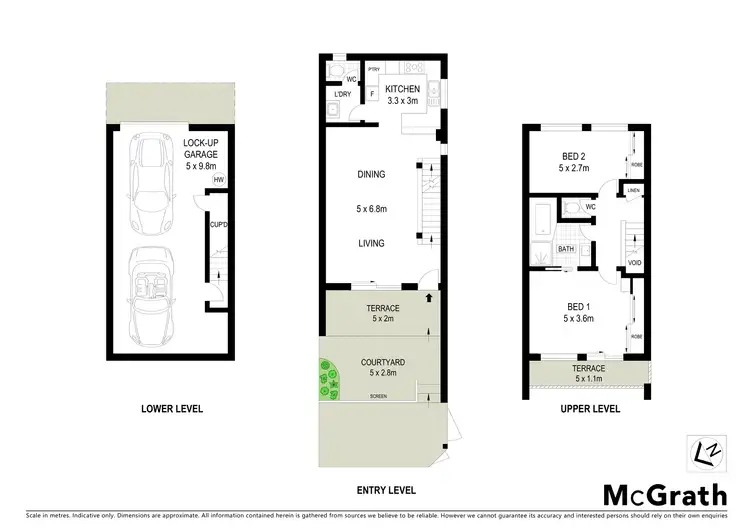 Floorplan of Homely townhouse listing, 1/1 Jerdanefield Road, St Lucia QLD 4067