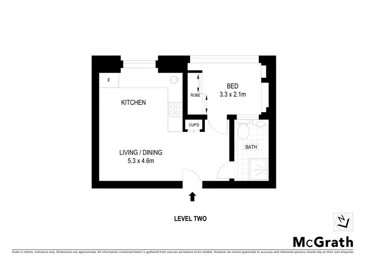 Floorplan of Homely apartment listing, 16/233 Darlinghurst Road, Darlinghurst NSW 2010