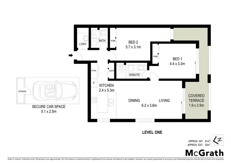 Floorplan of Homely apartment listing, 113/64 Gladesville Road, Hunters Hill NSW 2110