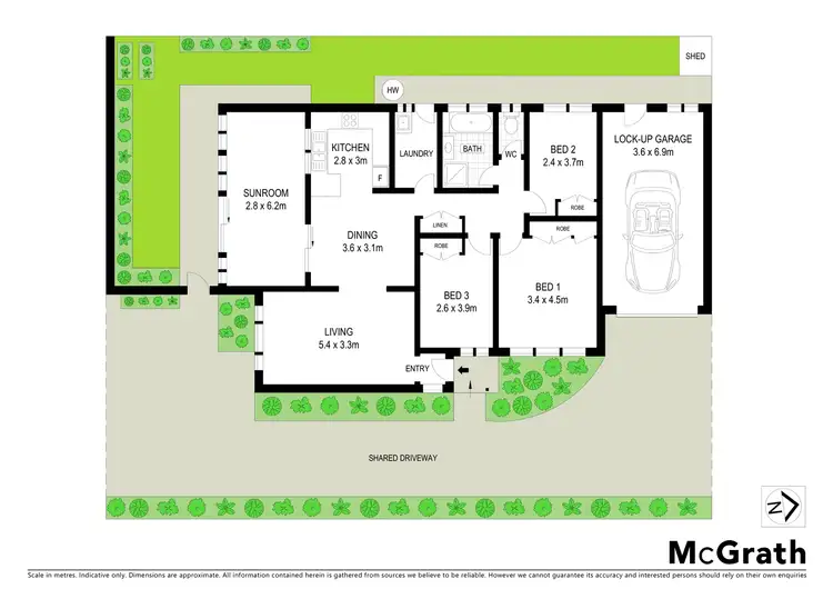 Floorplan of Homely villa listing, 1/7 McEvoy Avenue, Umina Beach NSW 2257