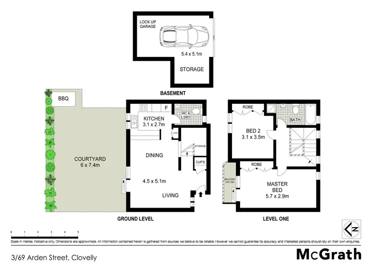 Floorplan of Homely house listing, 3/69 Arden Street, Clovelly NSW 2031