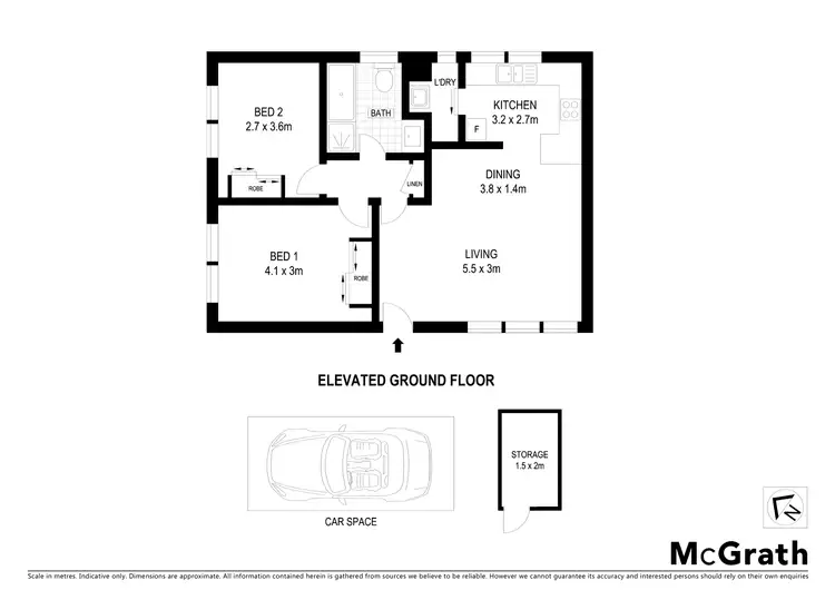Floorplan of Homely apartment listing, 8/143 Burns Bay Road, Lane Cove NSW 2066