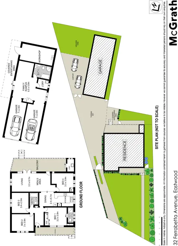 Floorplan of Homely house listing, 32 Ferrabetta Avenue, Eastwood NSW 2122