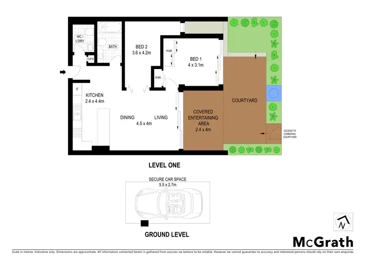 Floorplan of Homely apartment listing, 106/2 Allen Street, Waterloo NSW 2017