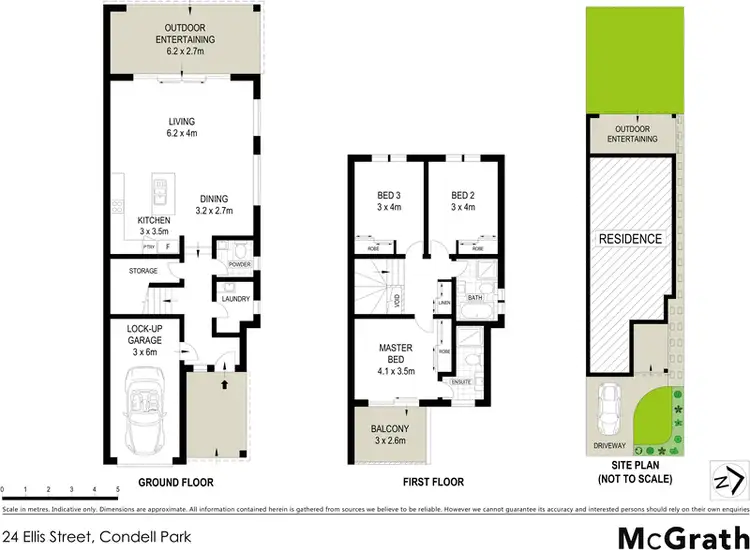 Floorplan of Homely house listing, 24 Ellis Street, Condell Park NSW 2200
