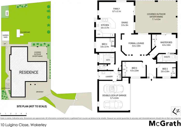 Floorplan of Homely house listing, 10 Luigina Close, Wakerley QLD 4154
