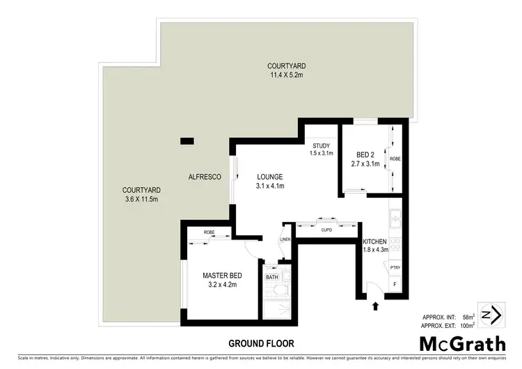 Floorplan of Homely apartment listing, 166/39 Catalano Street, Wright ACT 2611