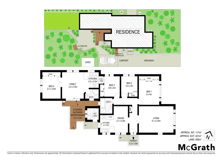 Floorplan of Homely house listing, 22 Hudson Street, Seven Hills NSW 2147