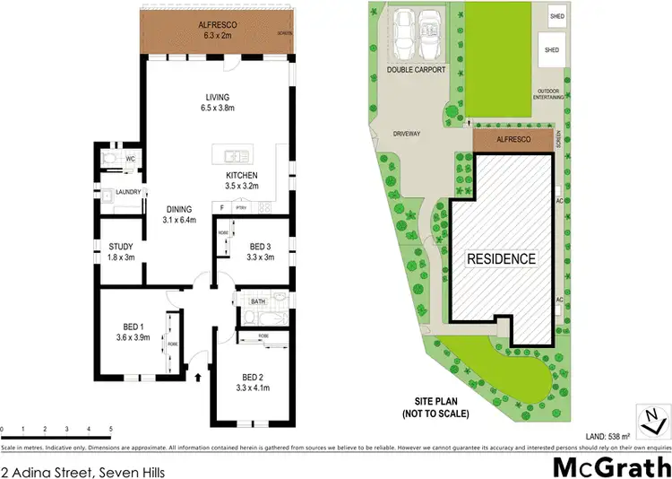 Floorplan of Homely house listing, 2 Adina Street, Seven Hills NSW 2147