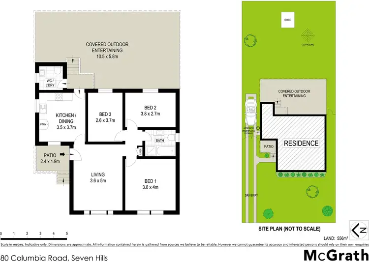 Floorplan of Homely house listing, 80 Columbia Road, Seven Hills NSW 2147