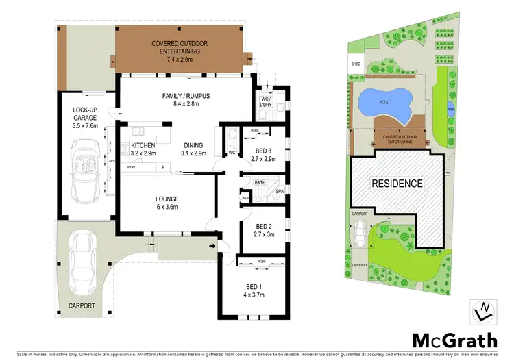 Floorplan of Homely house listing, 4 Grose Place, Seven Hills NSW 2147