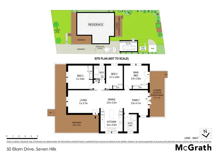 Floorplan of Homely house listing, 50 Ellam Drive, Seven Hills NSW 2147