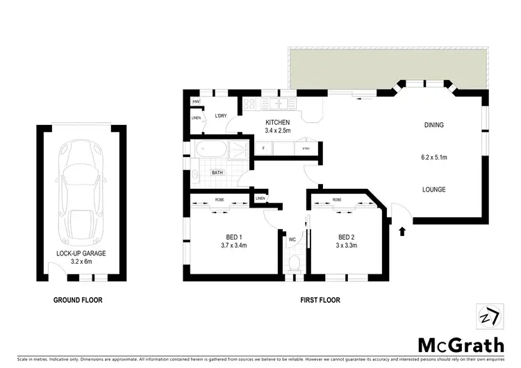 Floorplan of Homely apartment listing, 2/10 Elizabeth Street, Sawtell NSW 2452