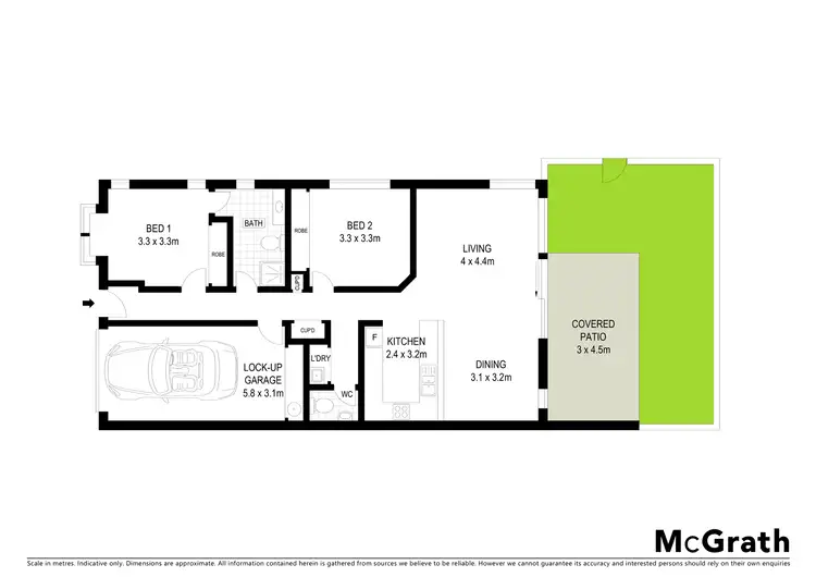 Floorplan of Homely villa listing, 38/239 Kawana Way, Kawana Island QLD 4575