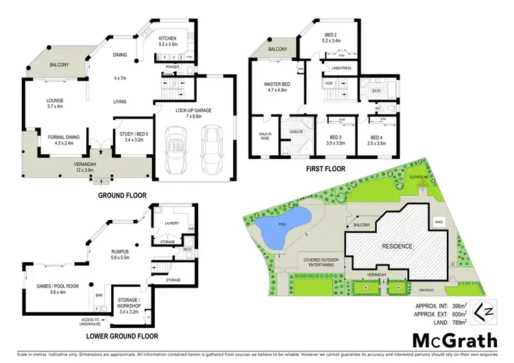 Floorplan of Homely house listing, 5 Rae Cove, Whitebridge NSW 2290