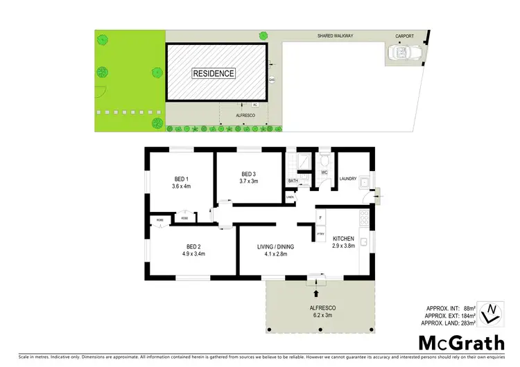 Floorplan of Homely house listing, 2/11 Queen Street, Fingal Head NSW 2487