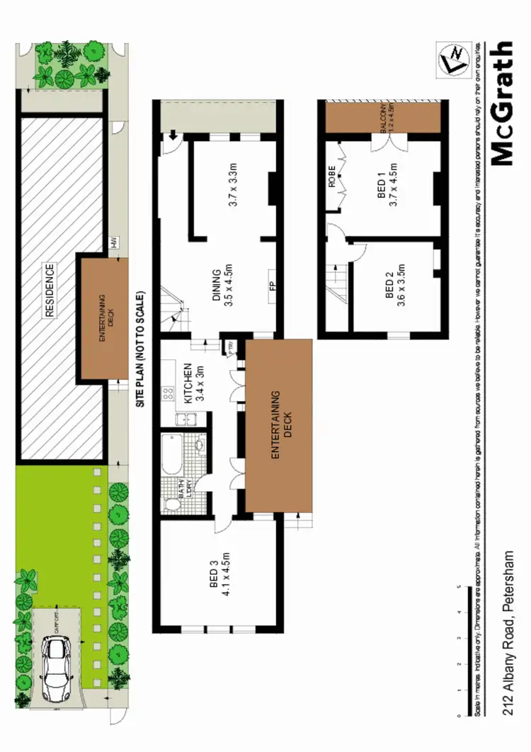 Floorplan of Homely house listing, 212 Albany Road, Petersham NSW 2049