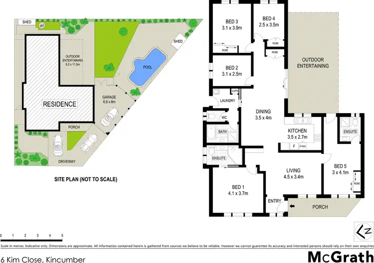 Floorplan of Homely house listing, 6 Kim Close, Kincumber NSW 2251