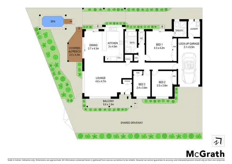 Floorplan of Homely apartment listing, 1/33 Scott Street, Byron Bay NSW 2481
