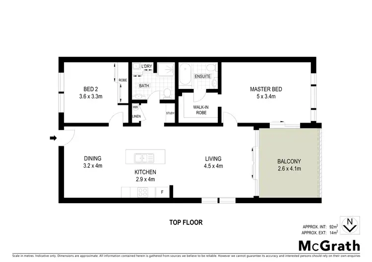 Floorplan of Homely apartment listing, 54/39-43 Crawford Street, Queanbeyan NSW 2620