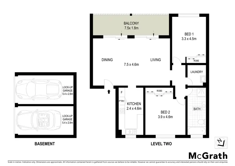 Floorplan of Homely unit listing, 13/11 Cahors Road, Padstow NSW 2211