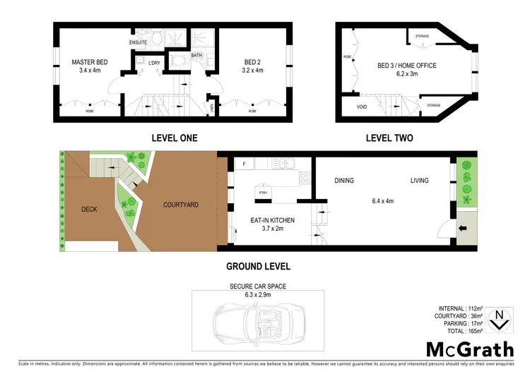 Floorplan of Homely townhouse listing, 14/29 Rawson Street, Neutral Bay NSW 2089