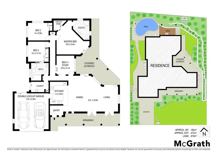 Floorplan of Homely house listing, 8 Comet Drive, Sunrise Beach QLD 4567