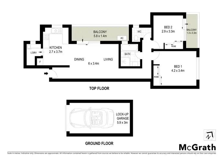 Floorplan of Homely apartment listing, 11/3 Ocean Street, Penshurst NSW 2222