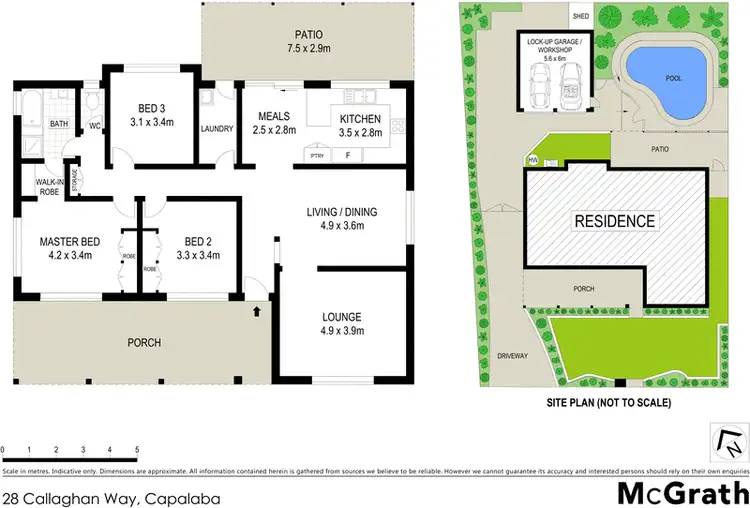 Floorplan of Homely house listing, 28 Callaghan Way, Capalaba QLD 4157